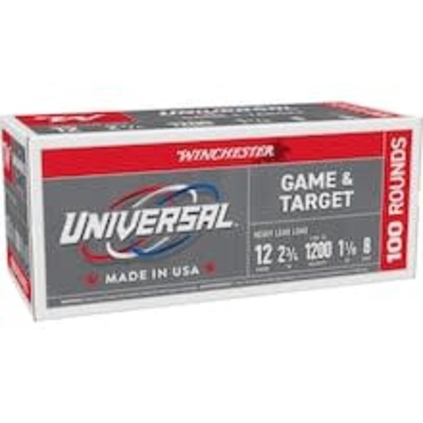 Winchester Winchester Universal 12ga 2 3/4", 1 1/8oz #7.5 Lead 100rds (U127)