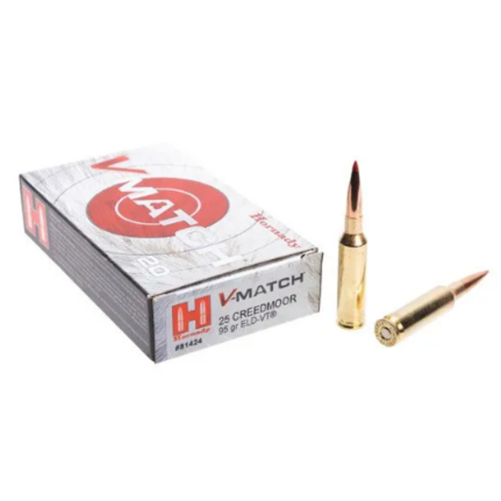 Hornady Hornady V-Match 25 Creedmoor 95gr ELD-VT (81424)