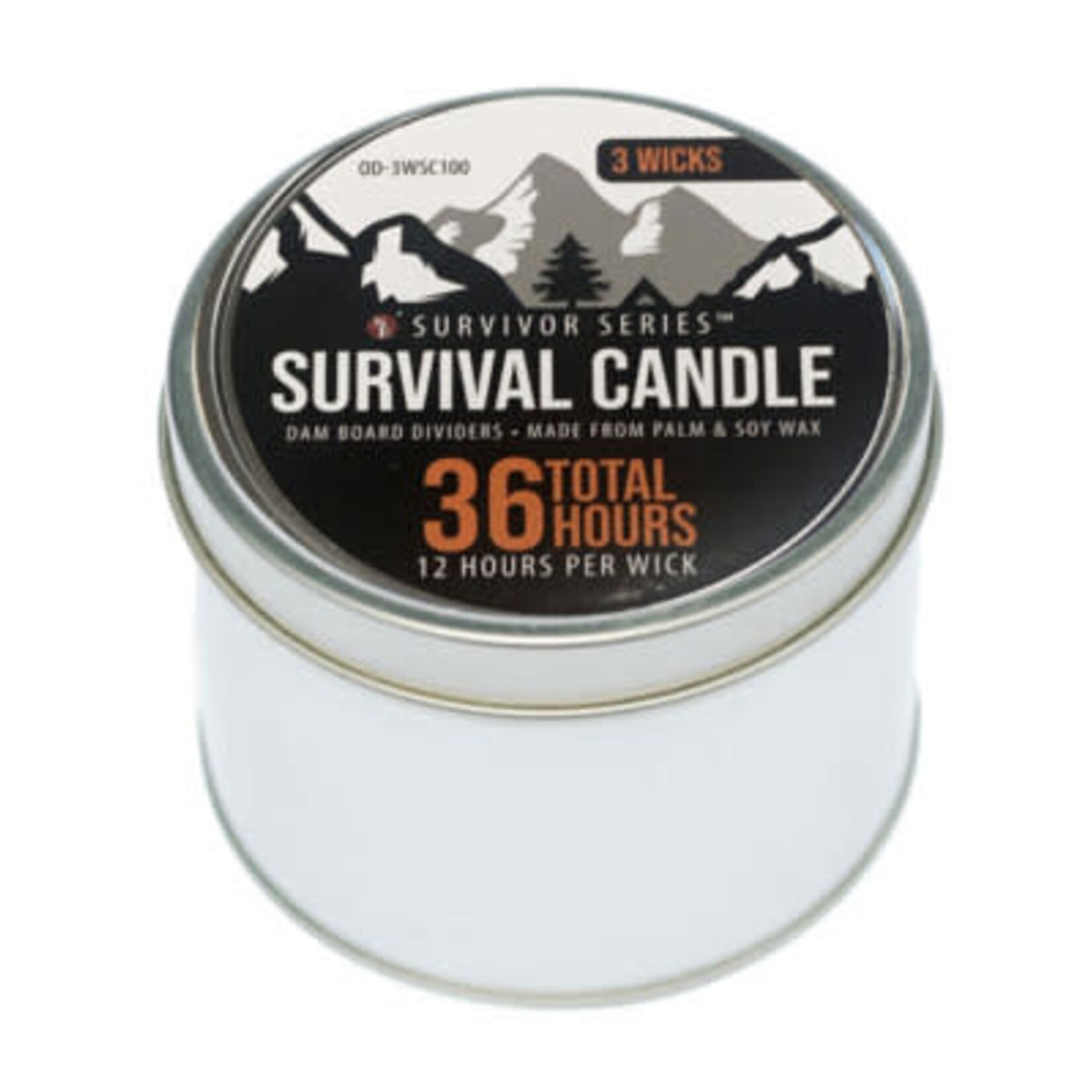 SE Survivor Series 3 Wick Survival Candle