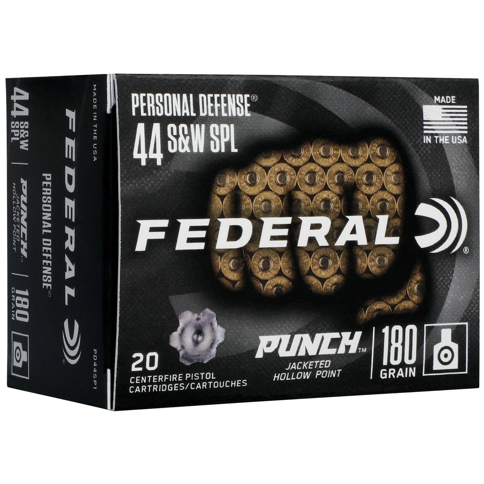 Federal Federal Premium Punch 44 S&W Special 180gr JHP 20rds. (PD44SP1)