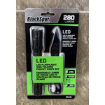 Blackspur Black Spur LED Flashlight and Folding Pocket Knife Set (89136)