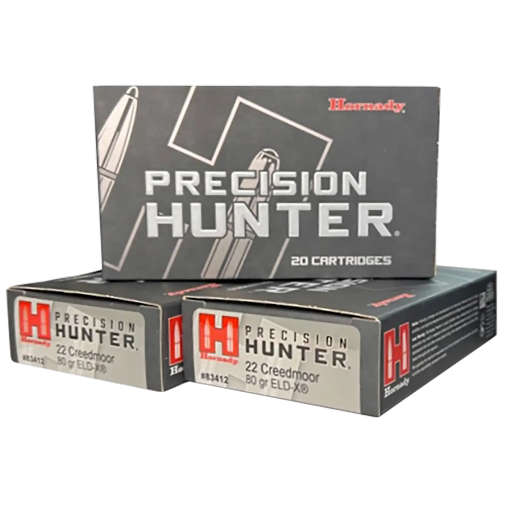 Hornady Hornady Precision Hunter 22 Creedmoor 80gr ELD-X (83412)