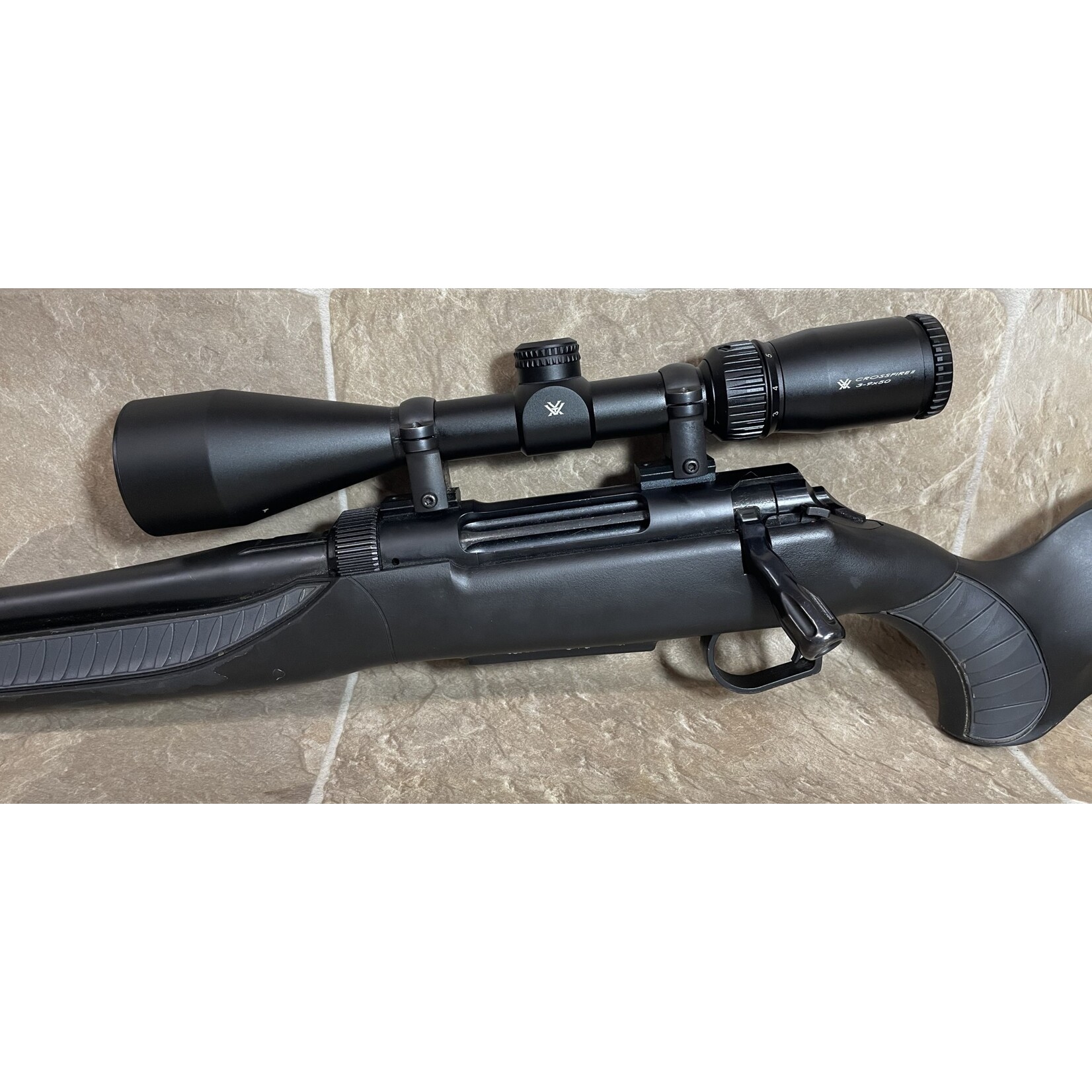 Used LH T/C Dimension 243Win w/ Crossfire II 3-9x40 (JAB1586)