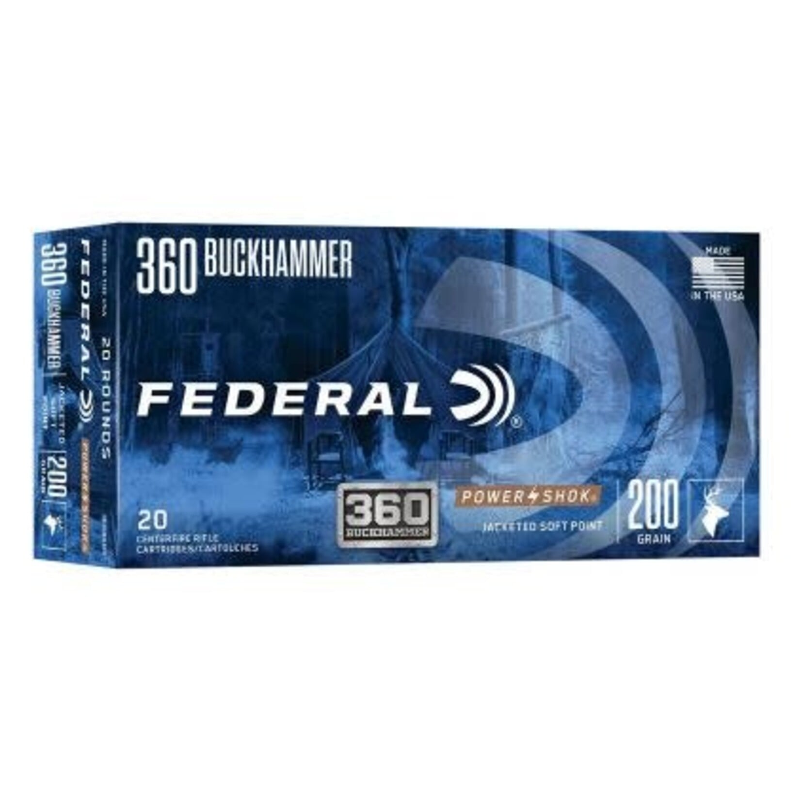 Federal Federal Power Shok 360 BuckHammer 200gr SP (360BHBS)