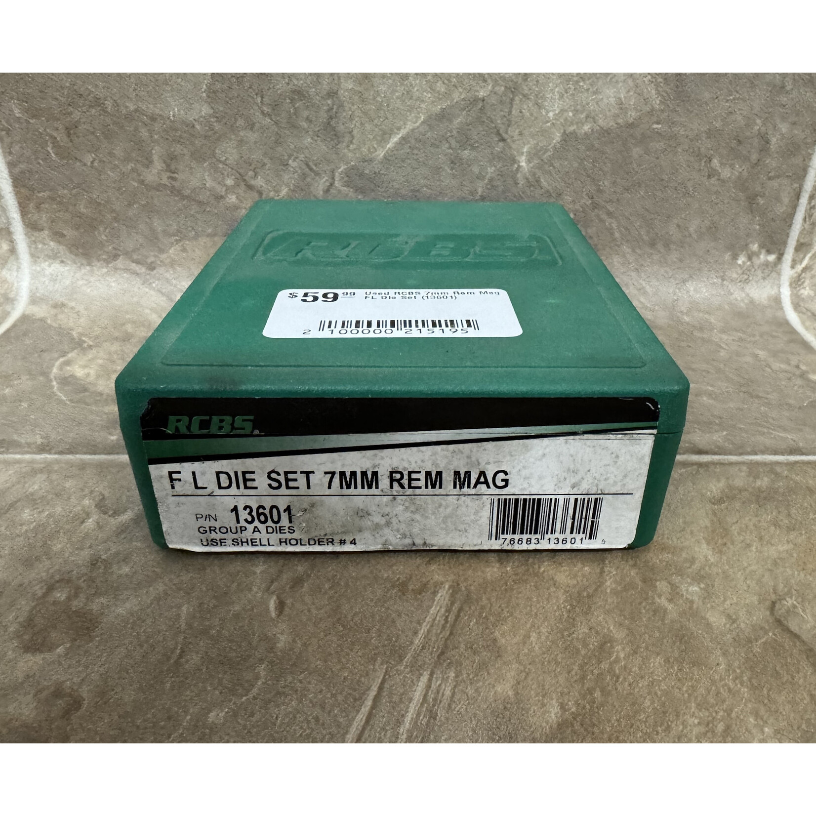RCBS Used RCBS 7mm Rem Mag FL Die Set (13601)