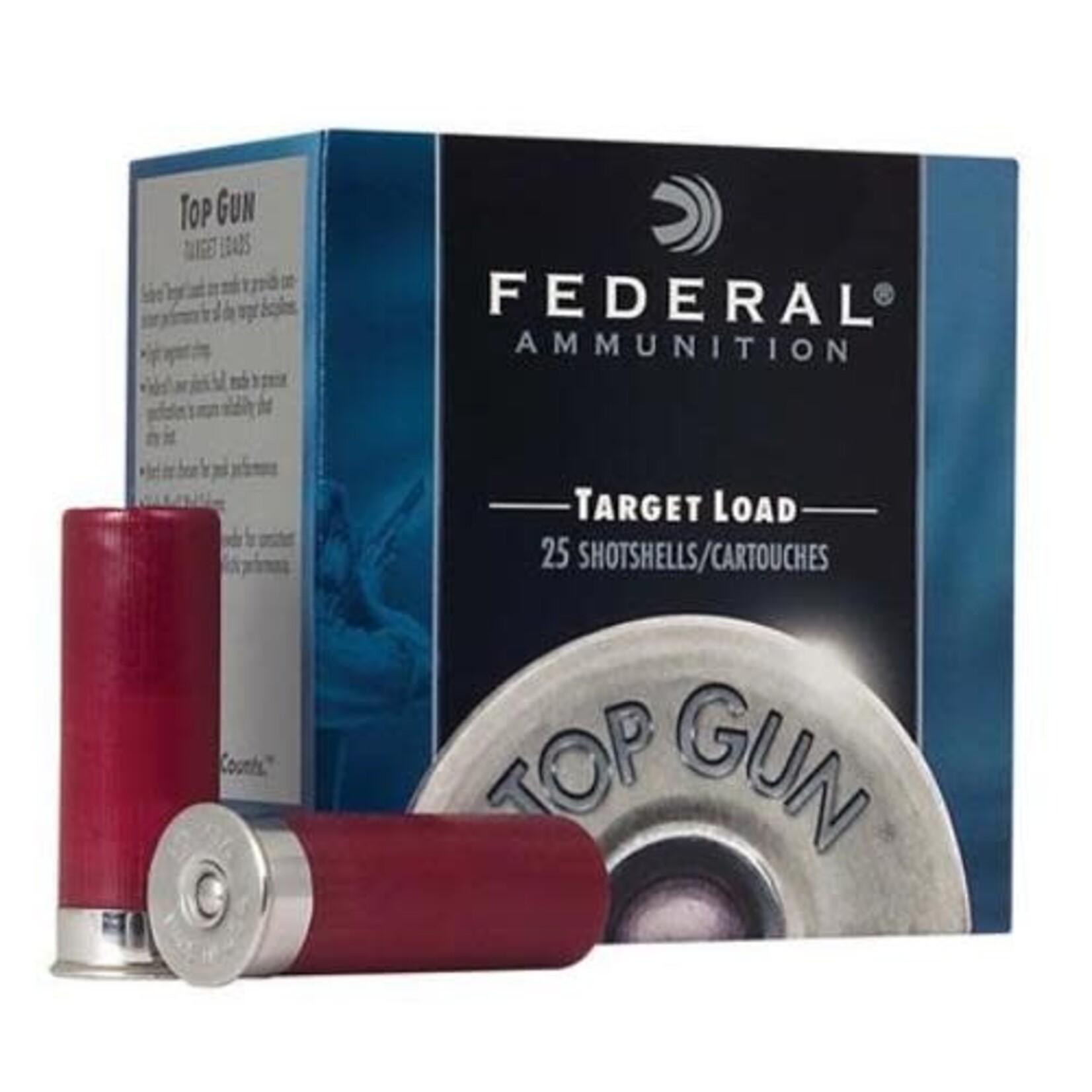 Federal Federal Top Gun Target 12ga 2 3/4", 1 1/8oz #8, 25rds(TG12-8)