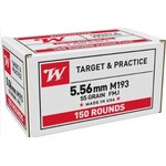 Winchester Winchester USA M193 5.56mm 55gr FMJ 150rds