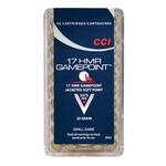 CCI CCI 17 HMR Gamepoint 20gr 50rd box (0052)
