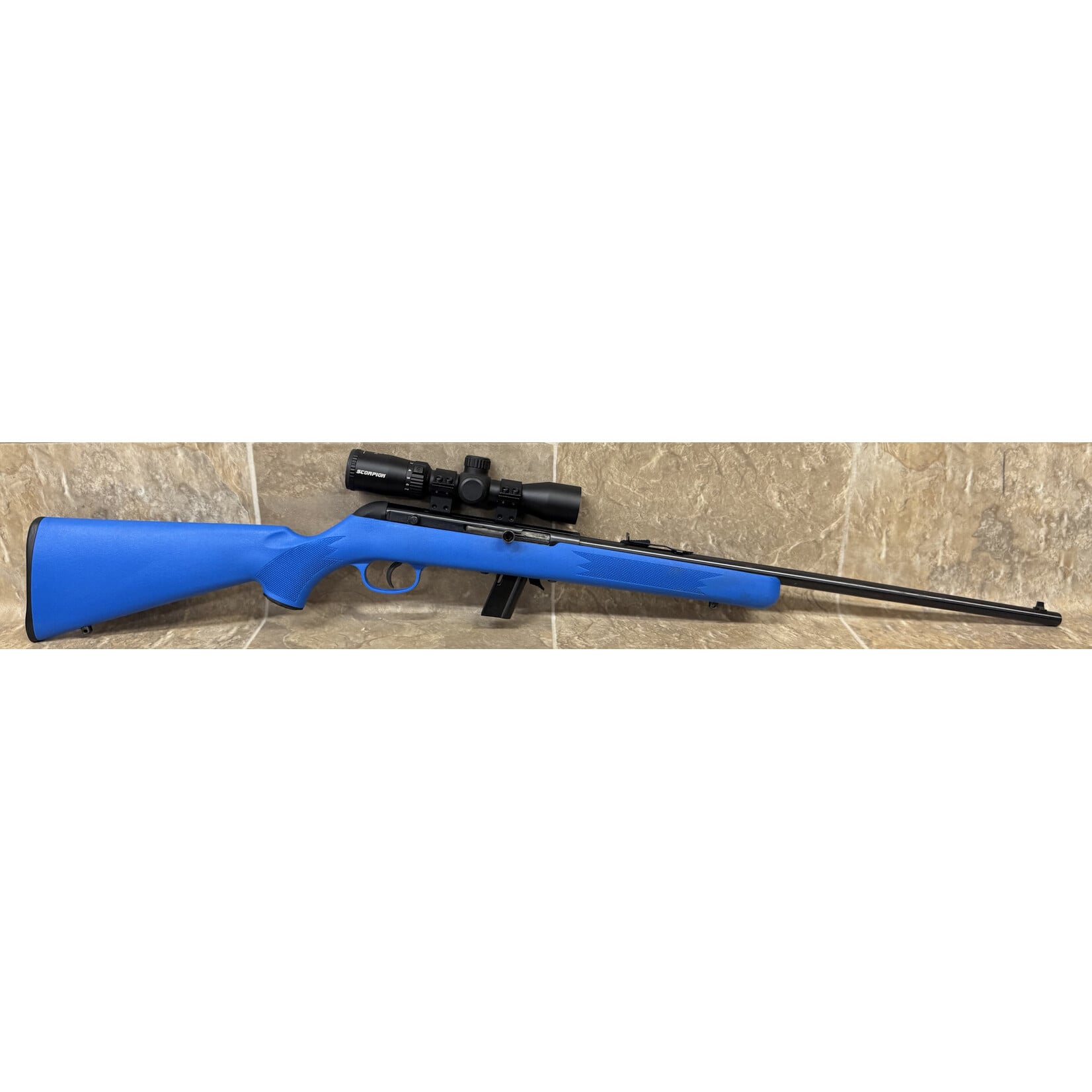 Savage Arms Used Savage Model 64 22LR Blue Stock w/Scorpion 2-7x32c (4841208)