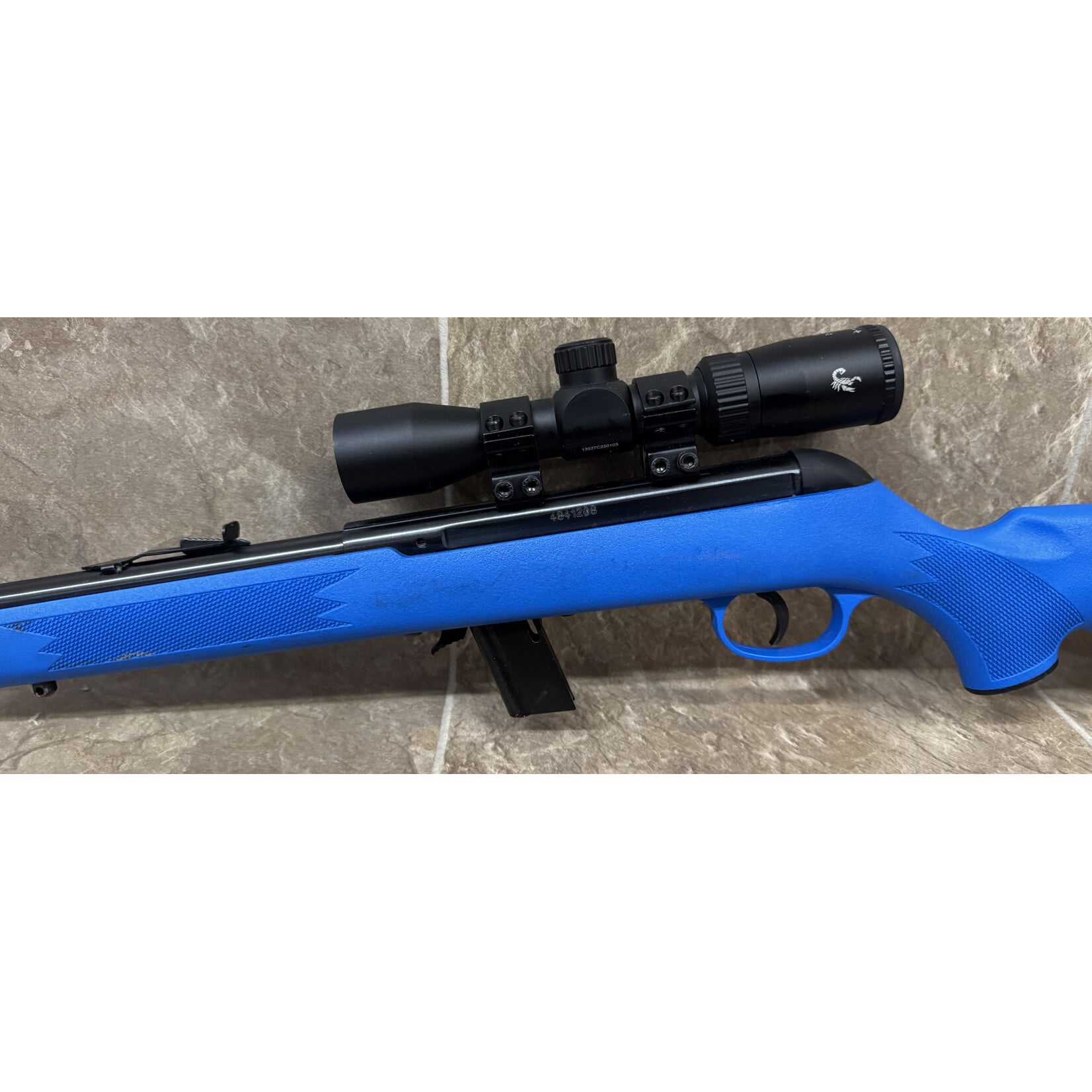 Savage Arms Used Savage Model 64 22LR Blue Stock w/Scorpion 2-7x32c (4841208)