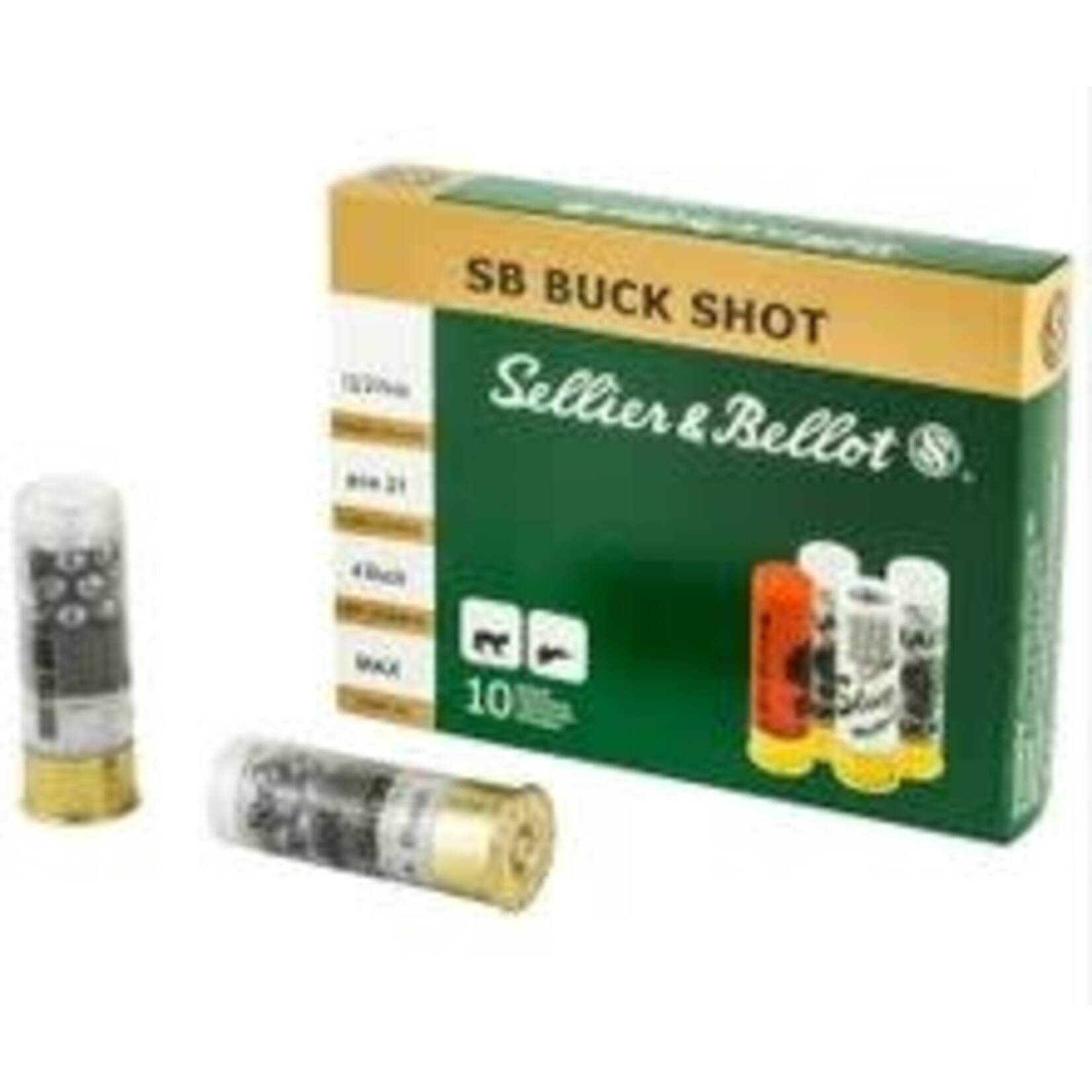 Sellier & Bellot Sellier & Bellot 12ga  2 5/8" 1 1/8oz. 00 Buck