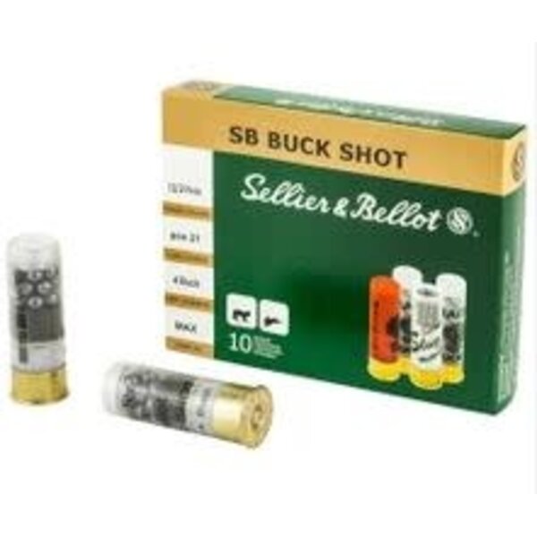 Sellier & Bellot 12ga 2 5/8" 1 1/8oz. 00 Buck — Eagle Firearms