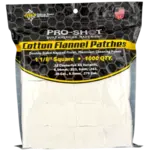 Pro-Shot Pro-Shot .22-.270 1 1/8" Square Cleaning Patches 1000ct.
