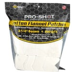 Pro-Shot Pro-Shot .38-.45 cal 2 1/4" Square Cleaning Patches 250ct.