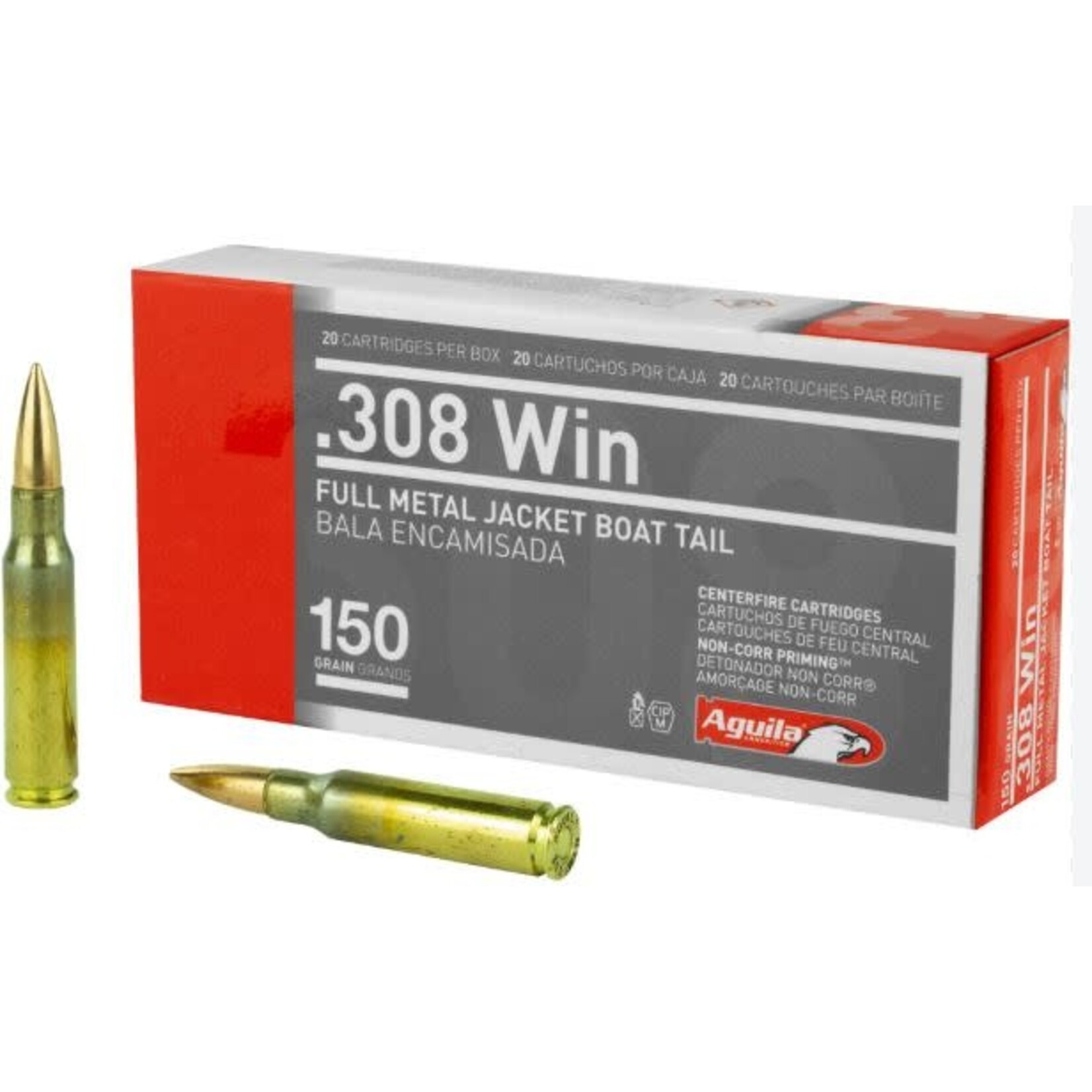 Aguila Aguila 308 Win 150gr FMJ BT (1E308110)