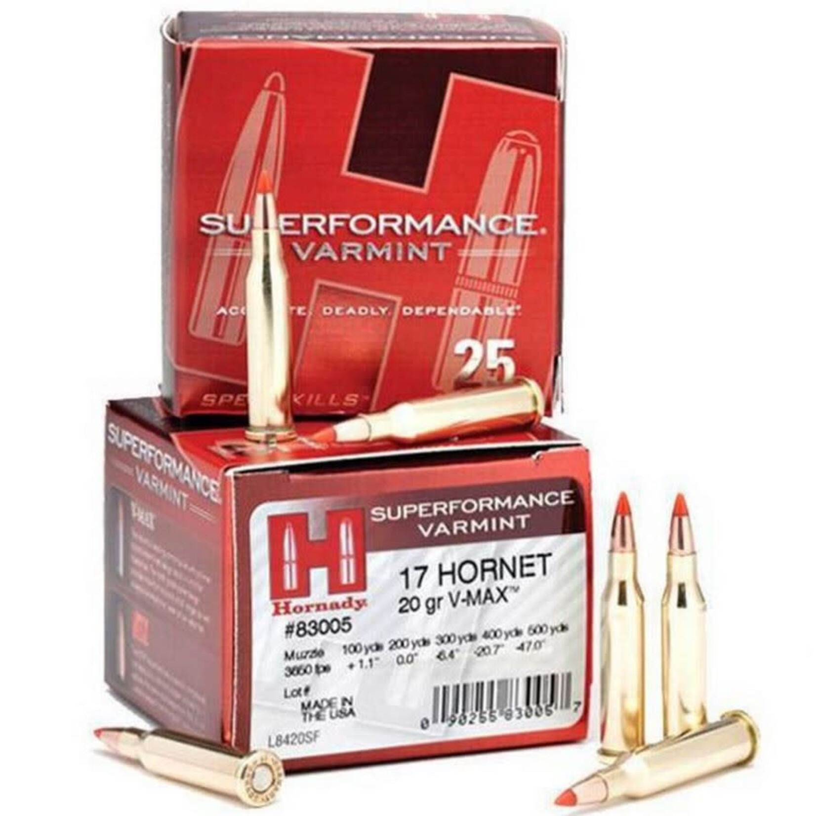 HSM HSM 17 Hornet 20gr V-Max 20rds