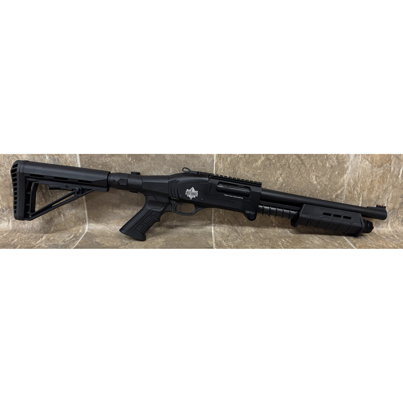 Rev Arms Rev Arms The Executive Folding Pump 12ga 3", 10" Barrel
