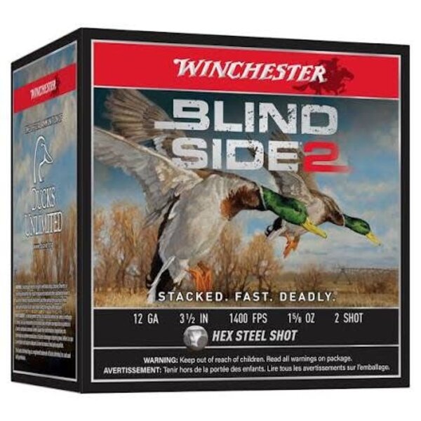 Winchester Blind Side 2 12ga 3.5", 1 5/8oz #2 Steel (XBS12L2) — Eagle Firearms
