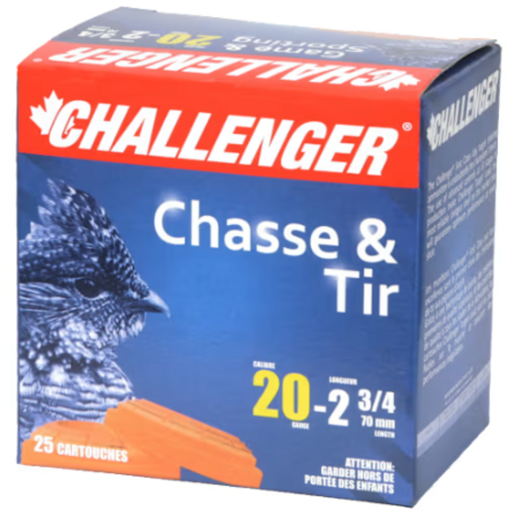 Challenger Challenger Steel 20ga 2 3/4" #3 (50303)