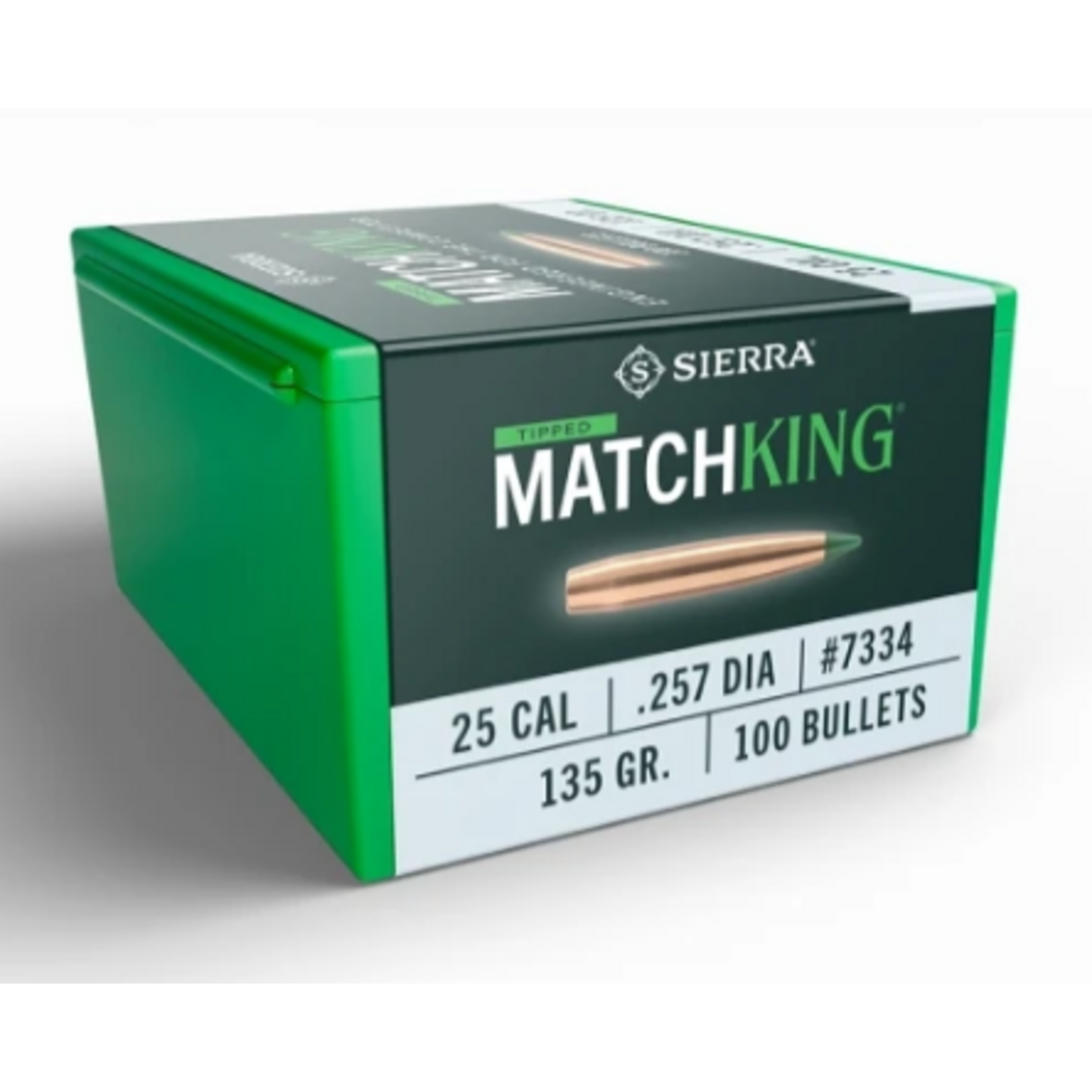 Sierra Sierra .257 dia. 25 Cal 135gr Tipped MatchKing 100ct. (7334)