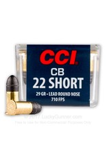 CCI CCI 22 Short CB 29gr LRN 100rd box (0026)