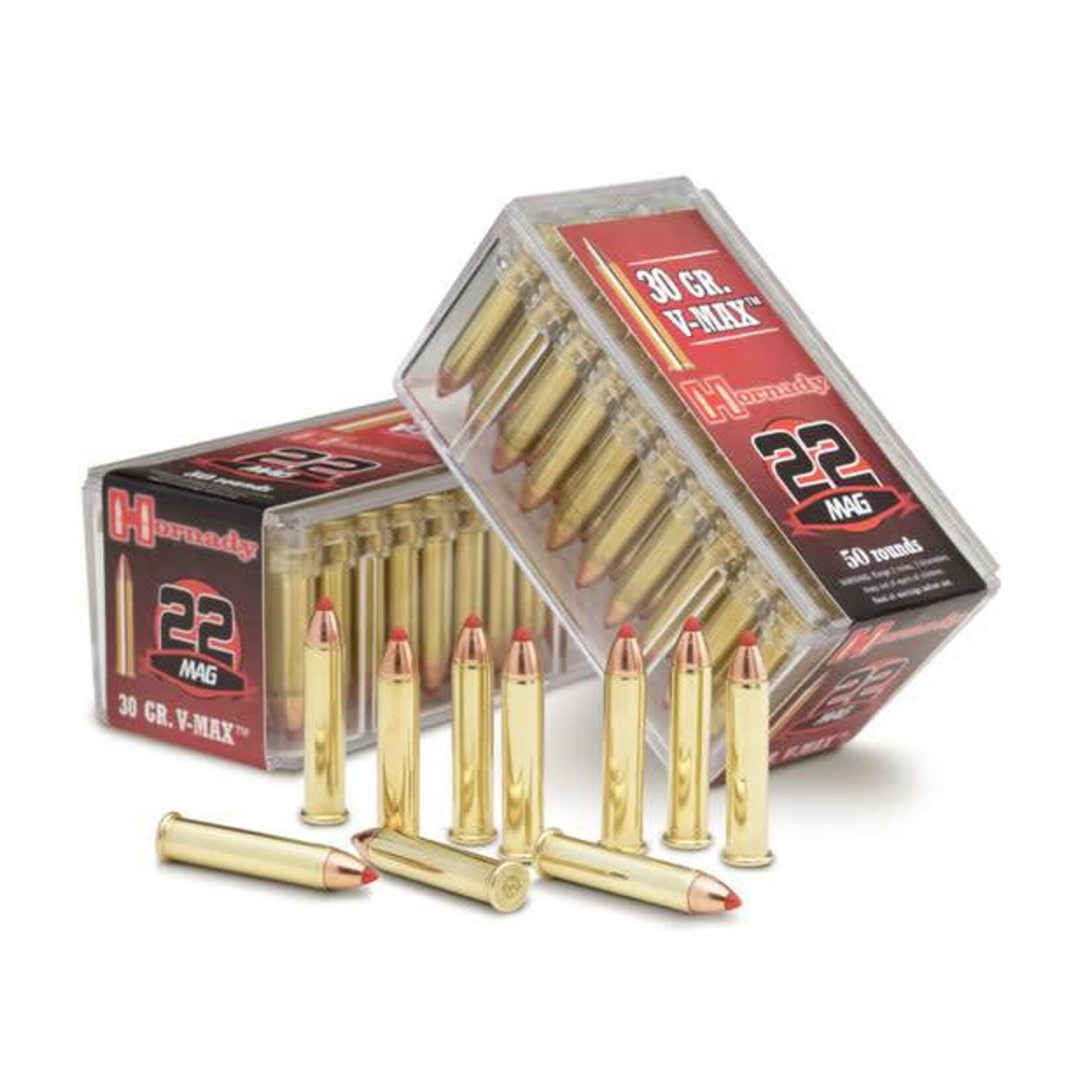 Hornady Hornady 22 Mag 30gr V-MAX 50rd box (83202)
