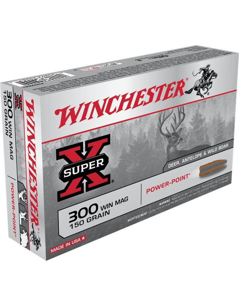 Winchester Winchester 300 Win Mag 150gr Powerpoint (X30WM1)