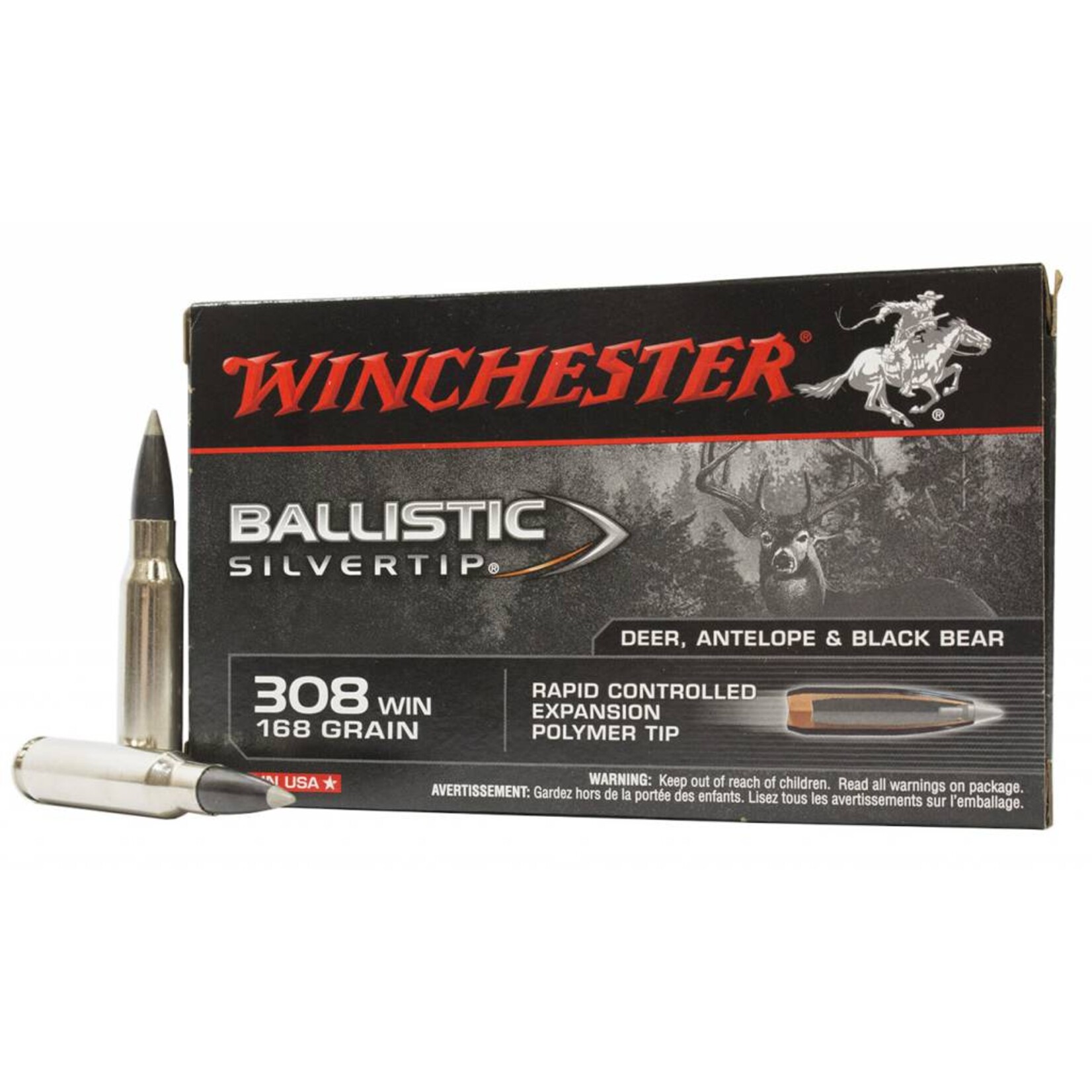 Winchester Winchester 308 Win 168gr Ballistic Silvertip (SBST308A)