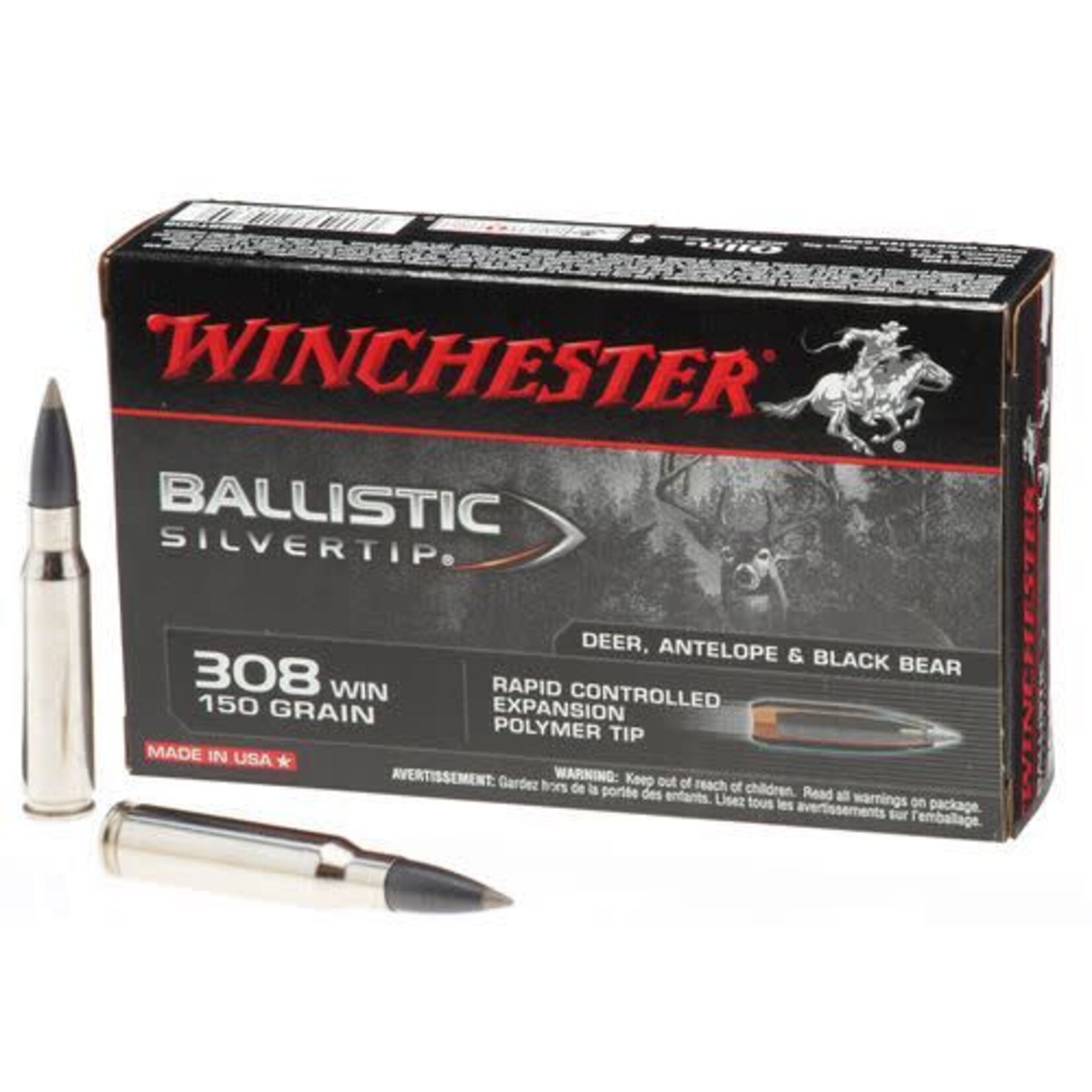 Winchester Winchester 308 Win 150gr Ballistic Silvertip (SBST308)
