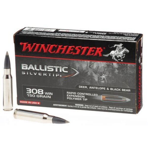Winchester 308 Win 150gr Ballistic Silvertip (SBST308) — Eagle Firearms