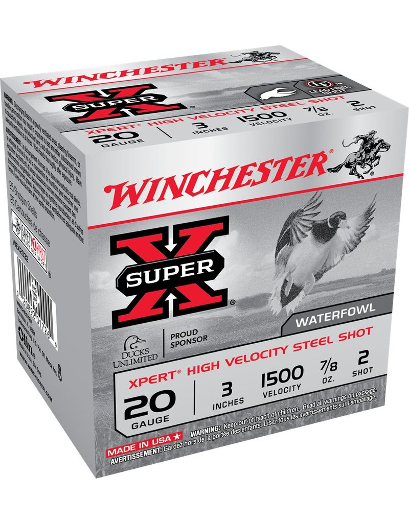 Winchester Winchester 20ga 3", 7/8oz #2 Steel (WEX2032)
