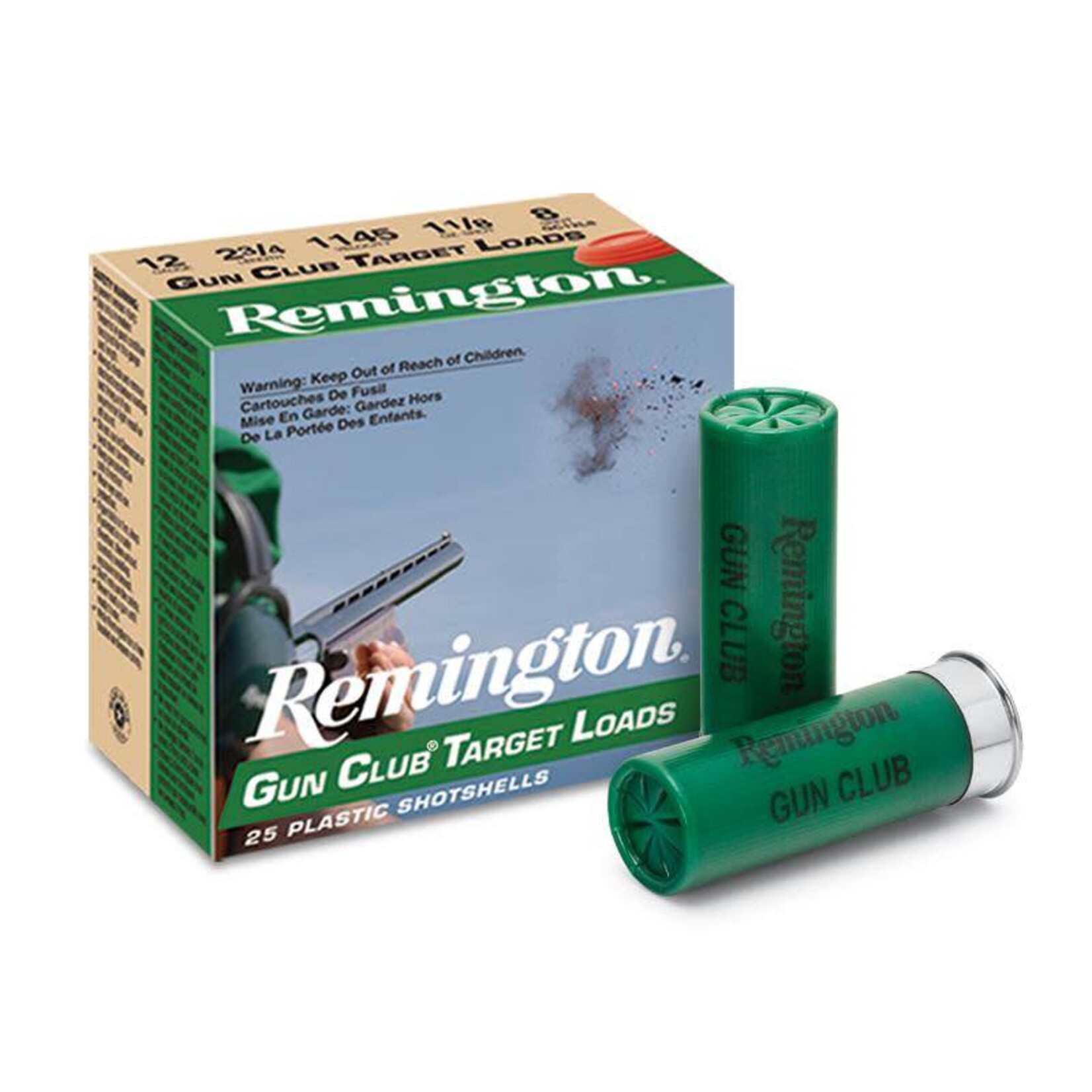 Remington Remington Gun Club Target 12GA 2.75" 1 1/8oz #7.5 (GC12L7)