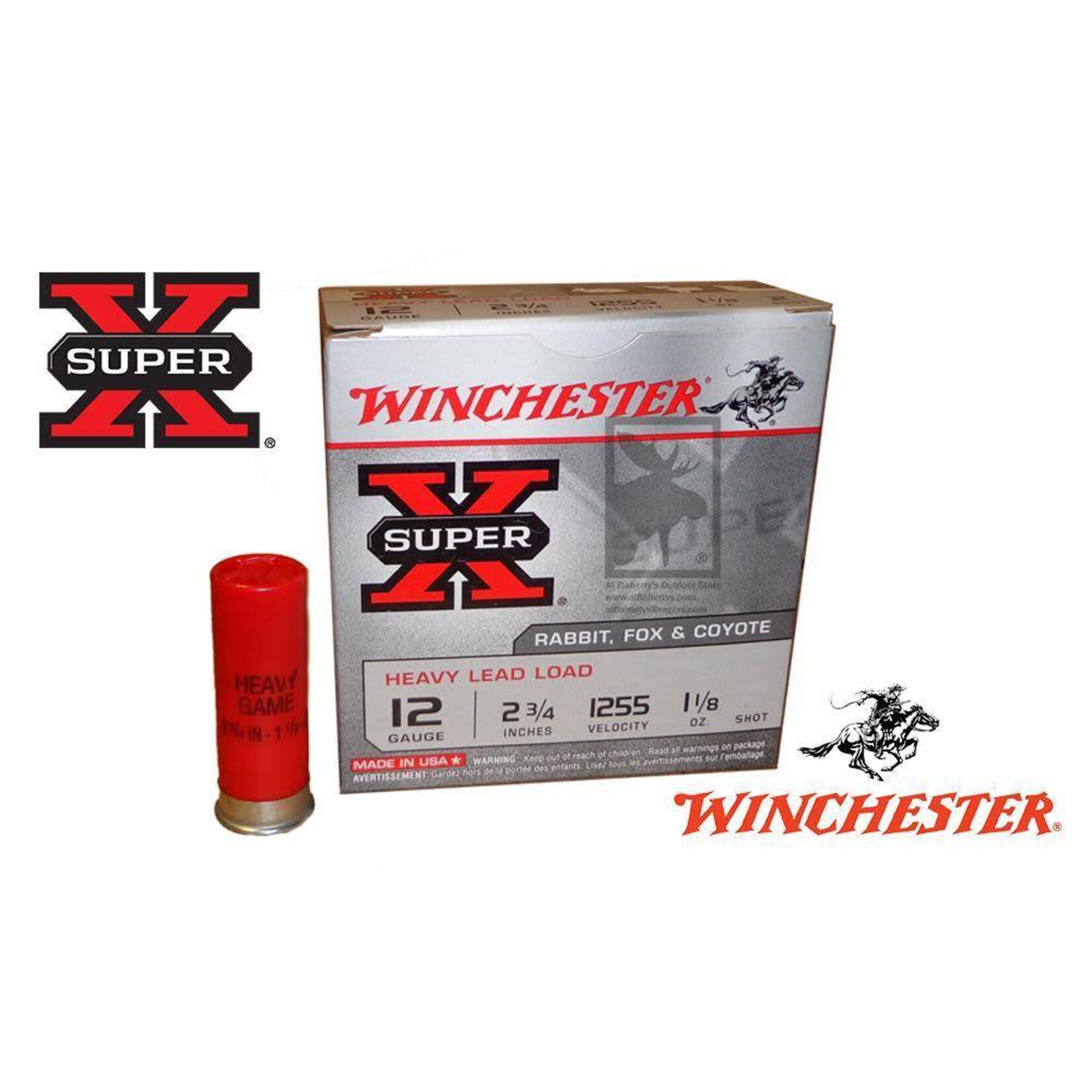 Winchester Winchester 12ga 2.75" 1 1/8oz Heavy Game Load #4 (W12H4)