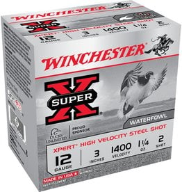 Winchester Winchester Xpert Hi Velocity Steel WEX123H2 12GA 3" 1 1/4oz #2