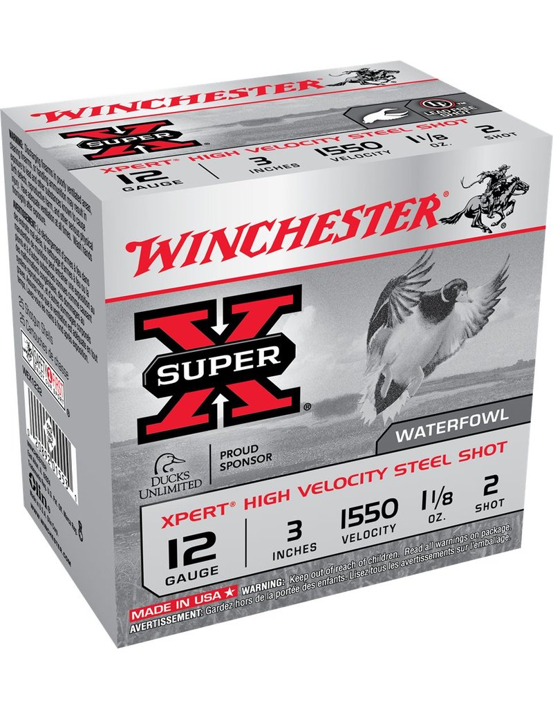 Winchester Winchester 12ga 3", 1 1/8oz #2 Steel (WEX1232)