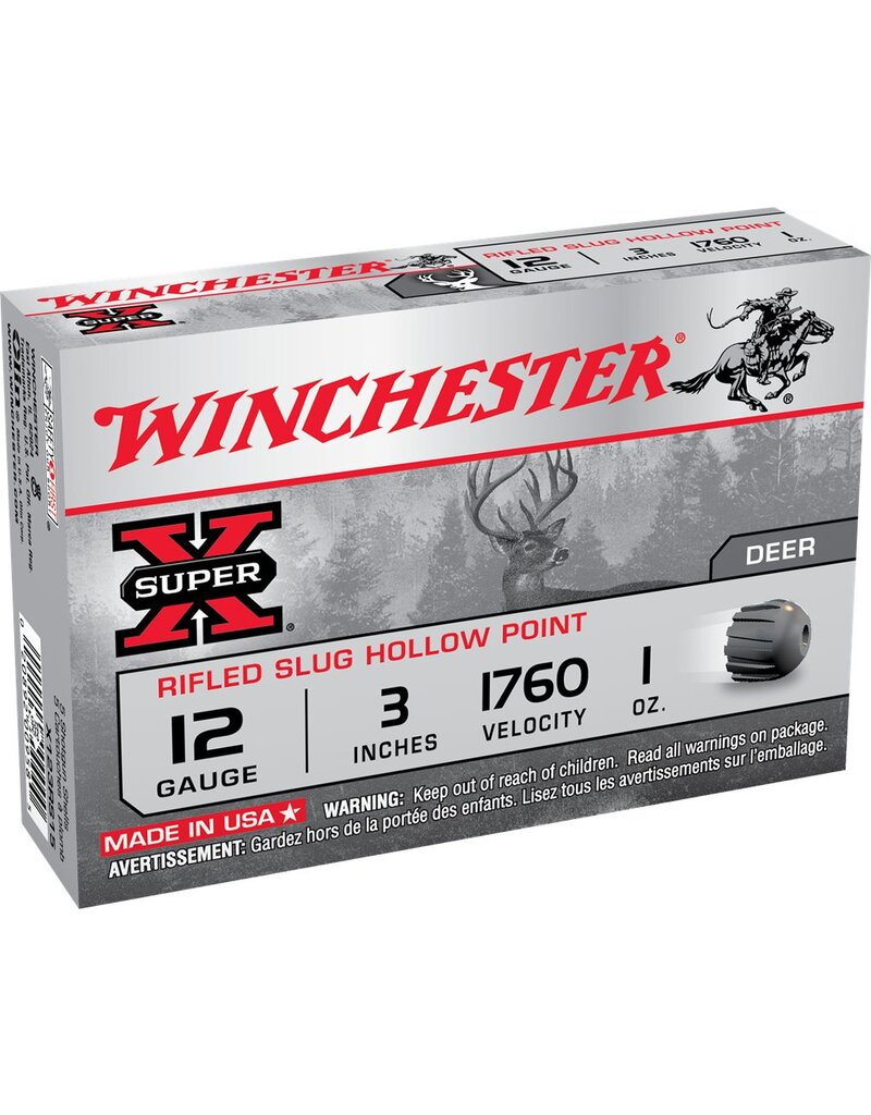Winchester Winchester 12GA 3" 1oz slug (X123RS15)