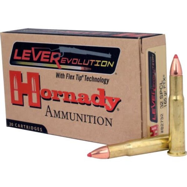 Hornady LeverEvolution 32 SPCL 165gr FTX (82732) — Eagle Firearms