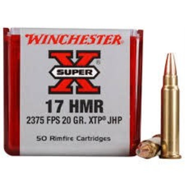 Winchester 17 HMR 20gr Super X JHP 50rd box (X17HMR1) — Eagle Firearms