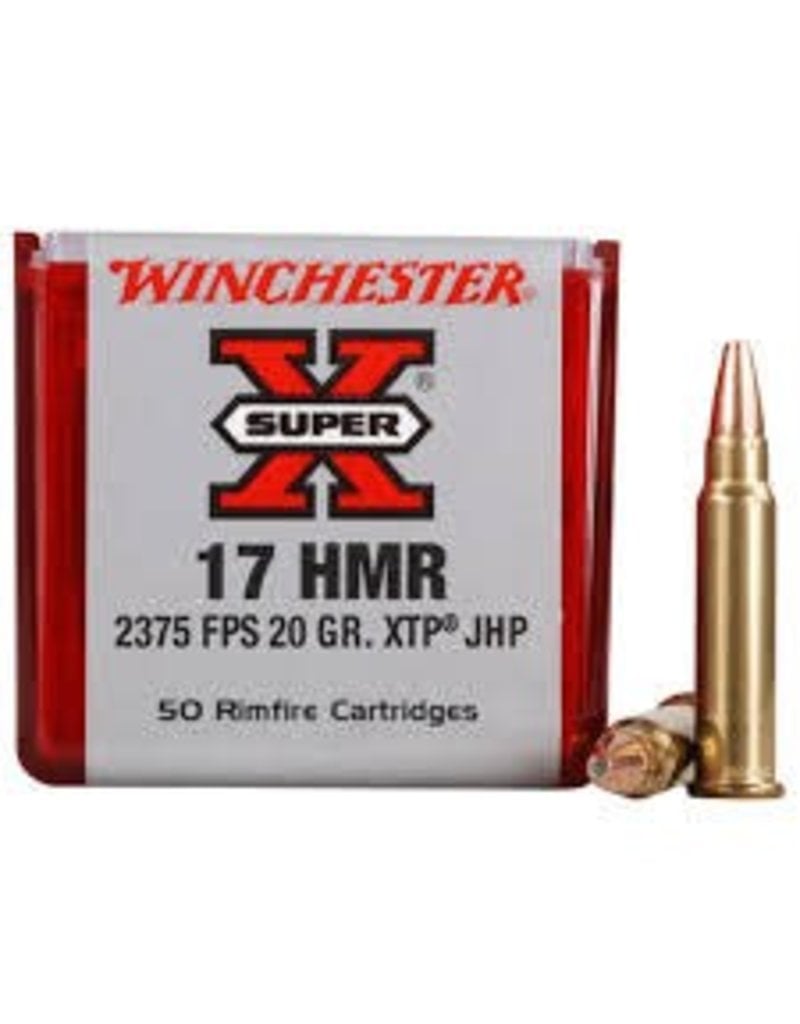 Winchester Winchester 17 HMR 20gr Super X JHP 50rd box (X17HMR1)