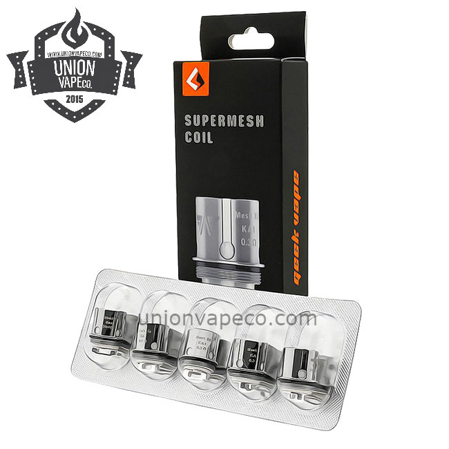 geekvape cerberus coil Geekvape Geekvape Supermesh Cerberus Replacement Coils (5 Pack)