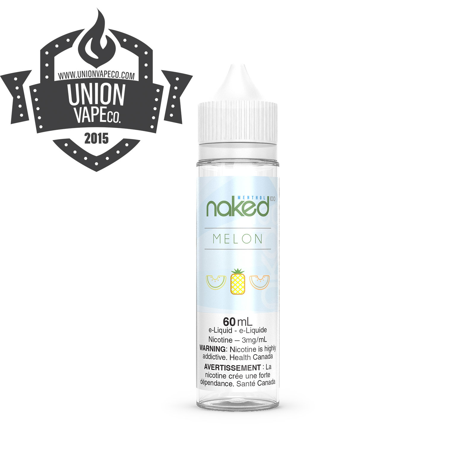 Naked Naked 100 Menthol - Melon (Polar Breeze) (60ML)