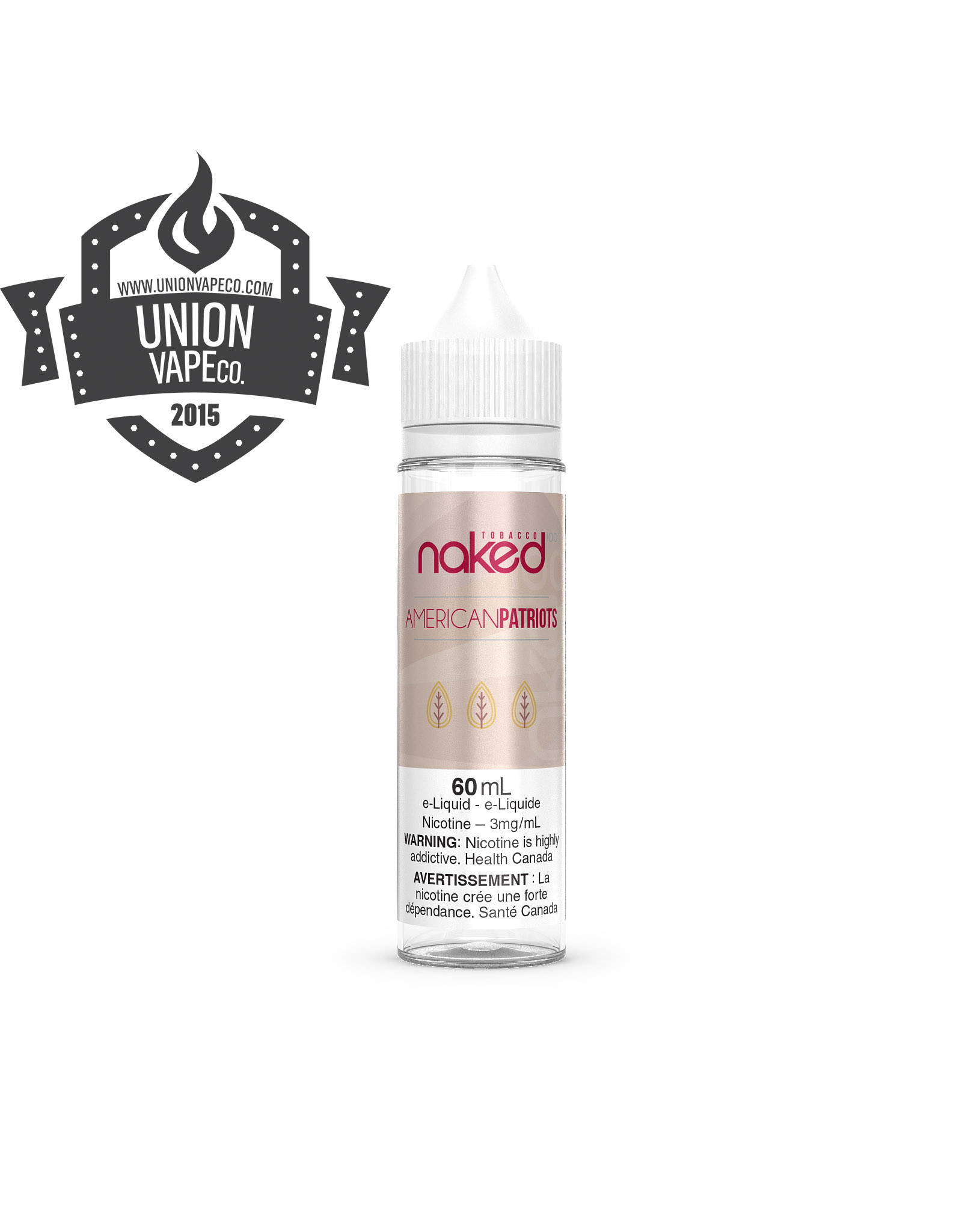 Naked Naked 100 Tobacco - American patriots (60ML)