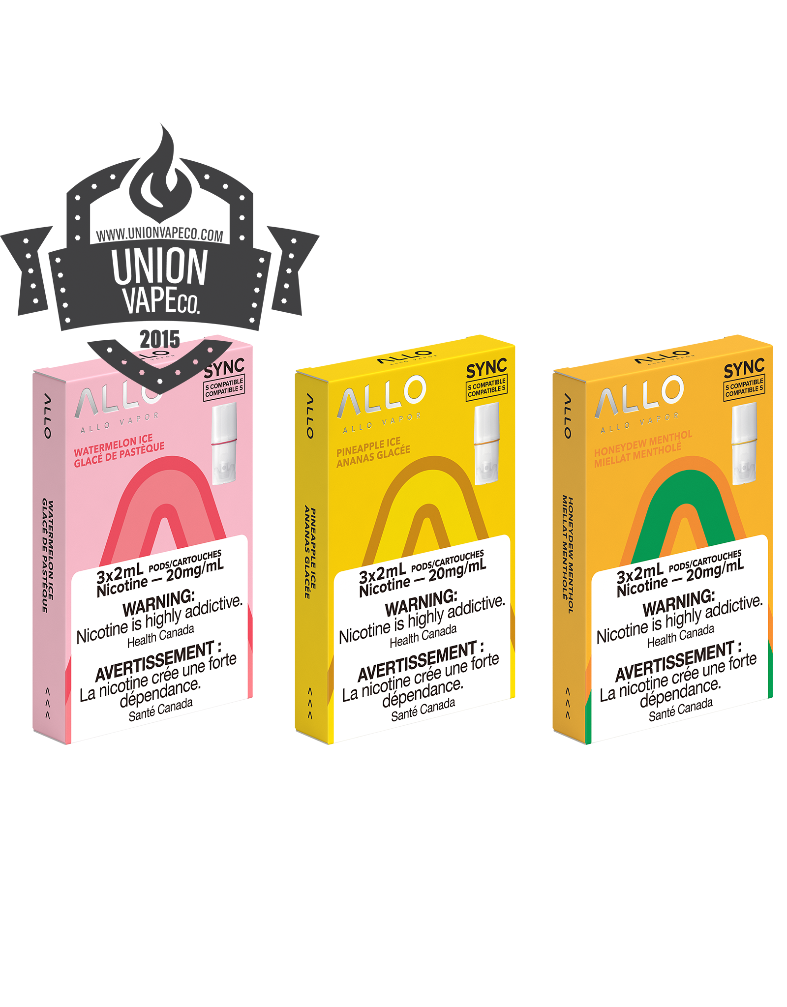 Allo Allo Sync Pods (3Pk) -