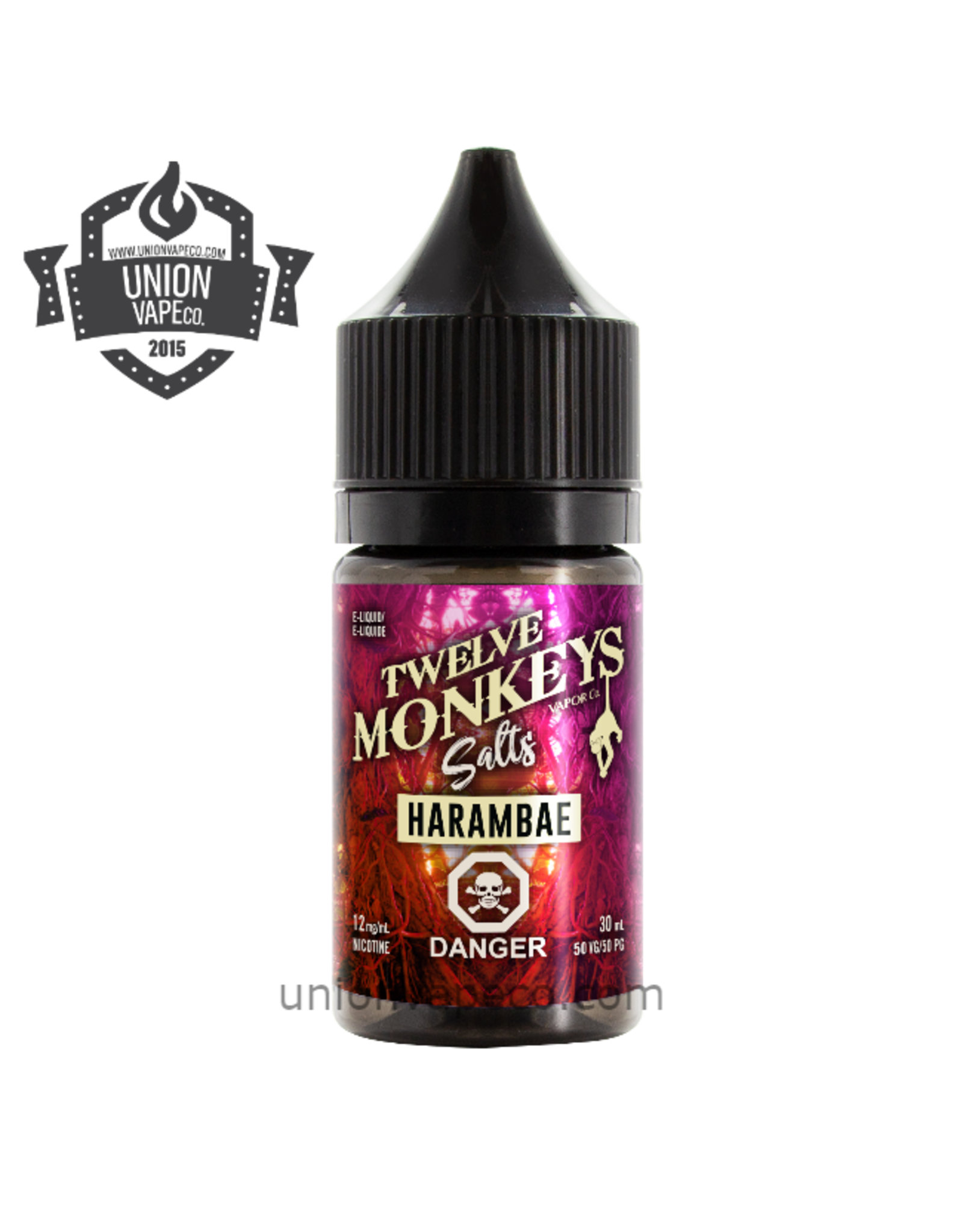 Twelve Monkeys Twelve Monkeys Salt Nic (30ml) - Harambae