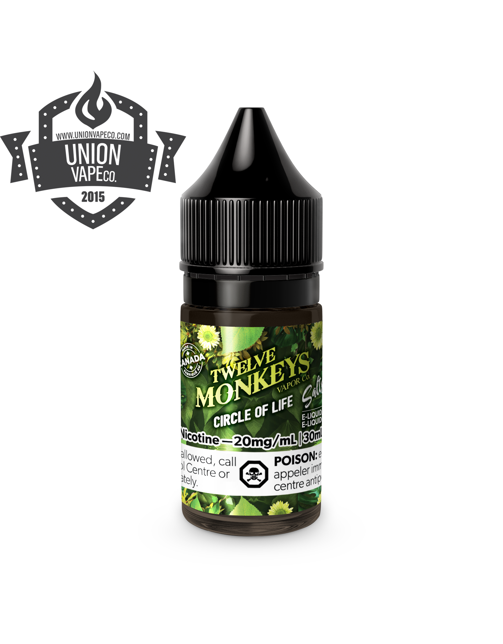 Twelve Monkeys Twelve Monkeys COL Salt - Circle Of Life (30ML)