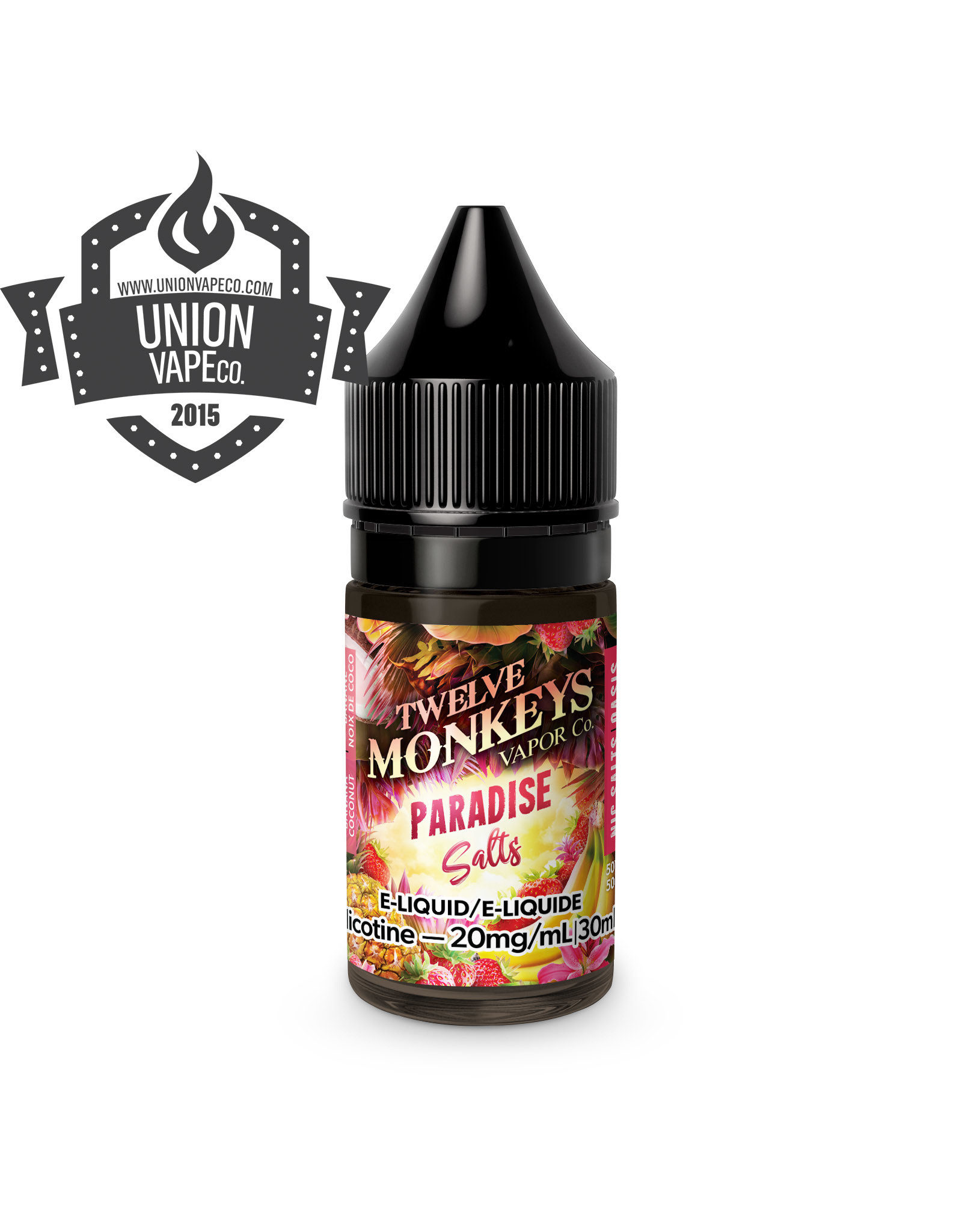 Twelve Monkeys Twelve Monkeys Oasis Salt - Paradise (30ML)