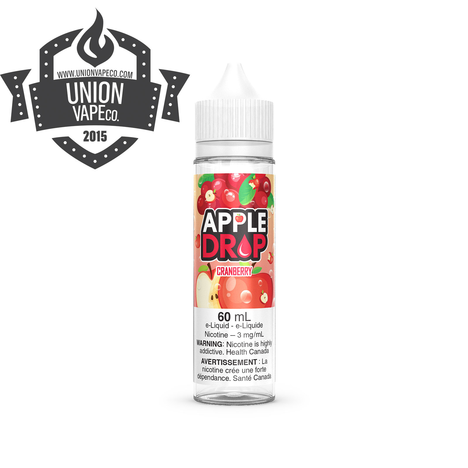 Apple Drop Apple Drop (60ml) - Cranberry - Union Vape Co.