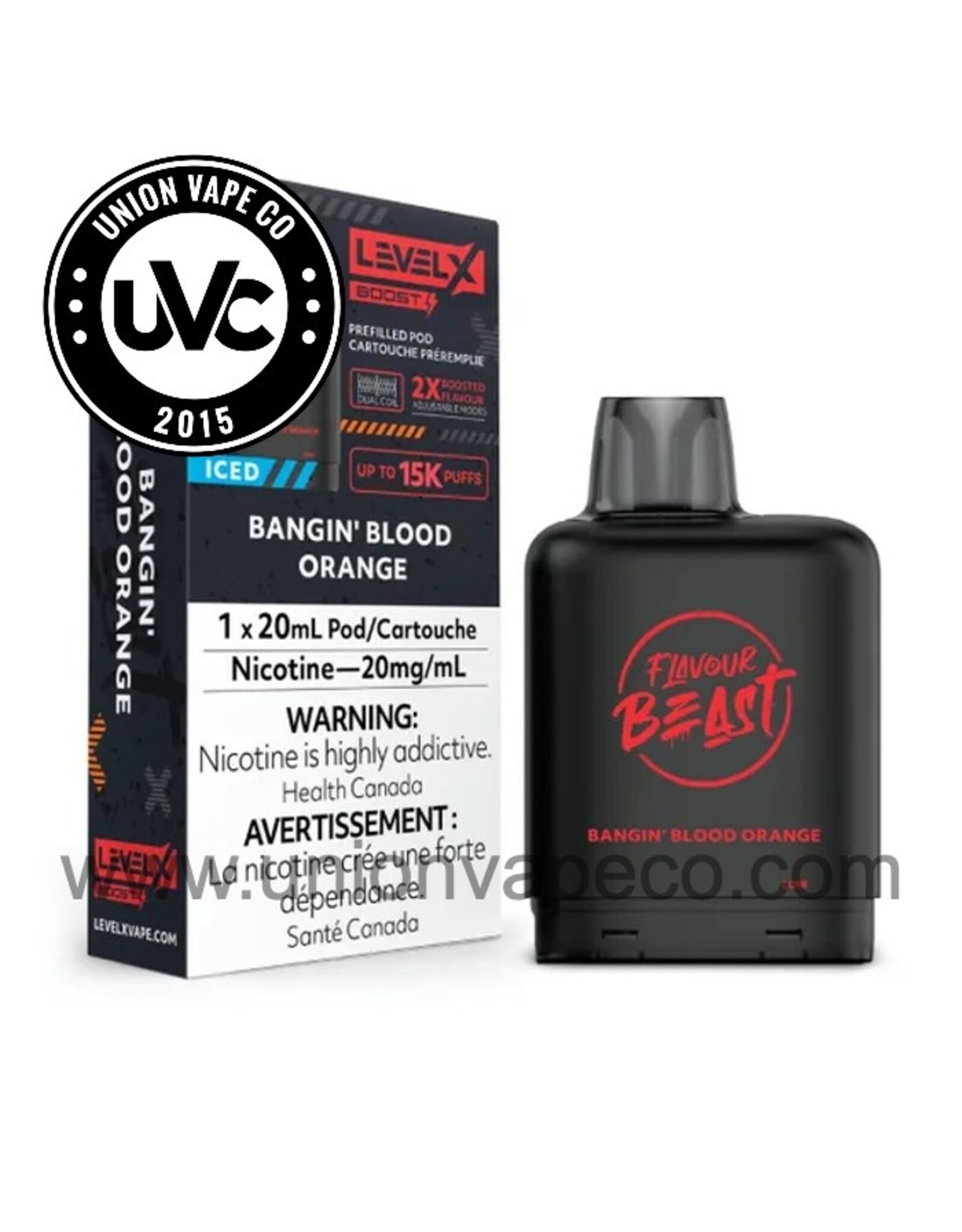 Level X BOOST Closed Pods Flavour Beast  (15000 Puff) -