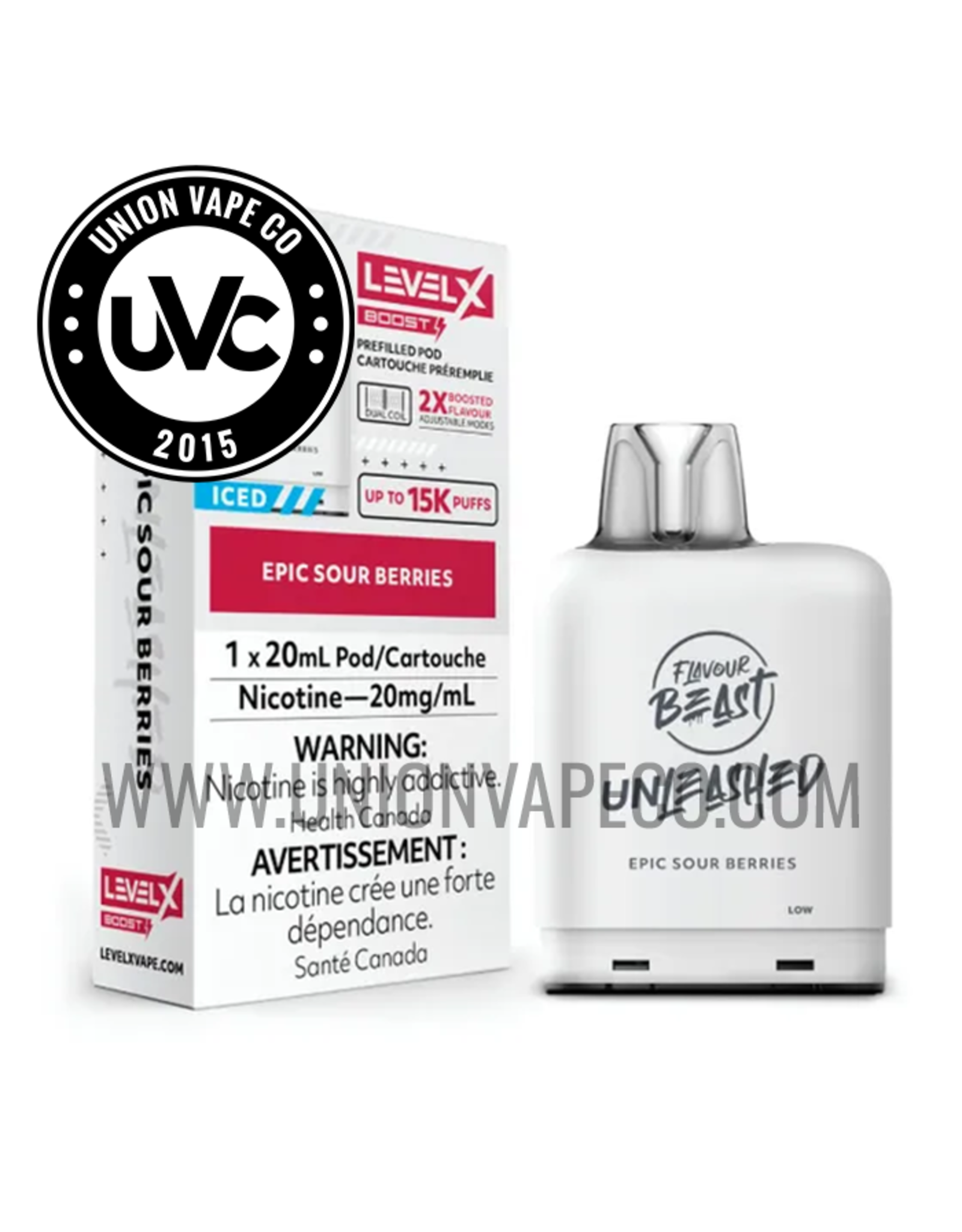 Level X Level X G2 Ultra Pod Unleashed 50k (20ml) -