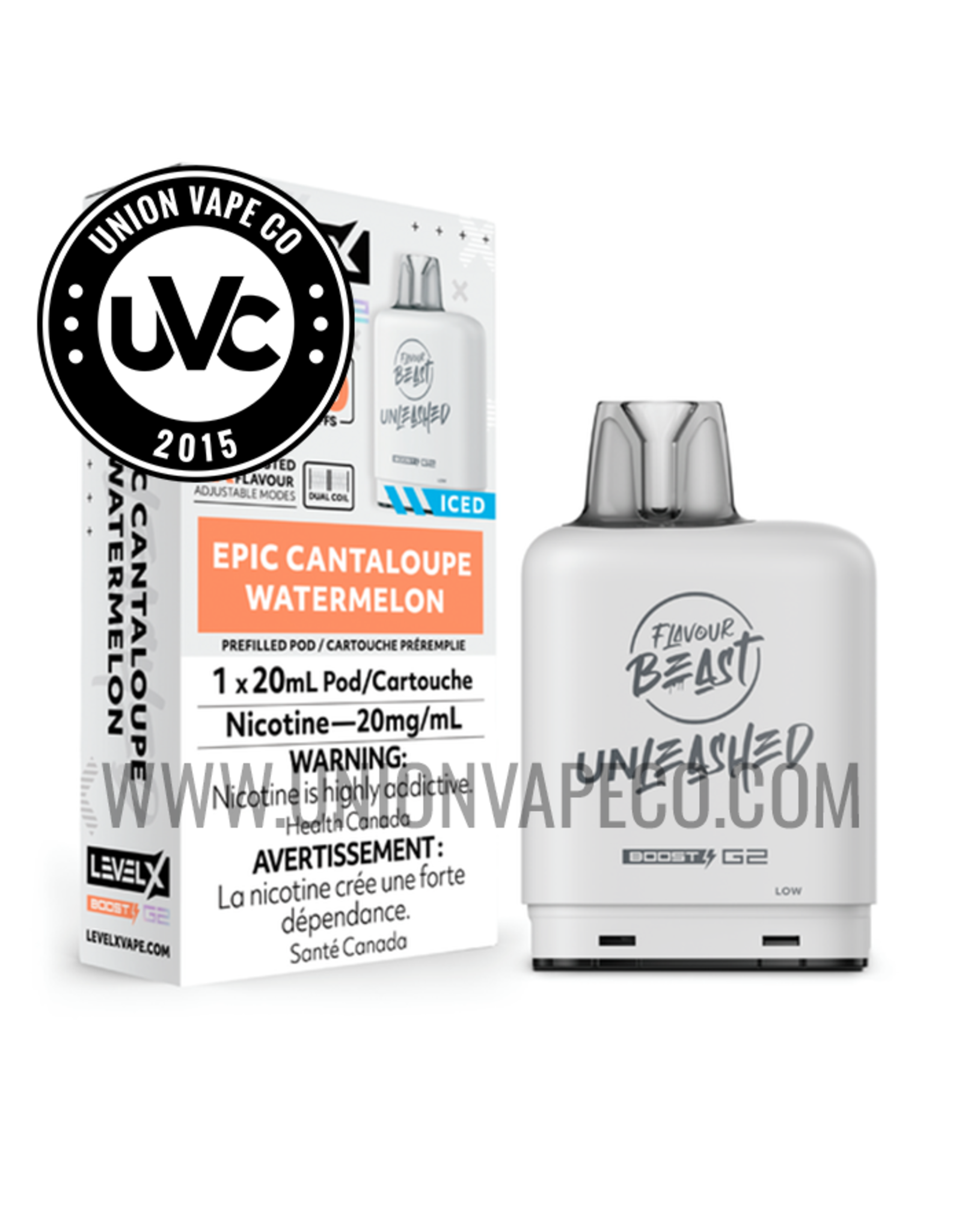 Flavour Beast Level X BOOST Closed Pods UNLEASHED  (20ml) -